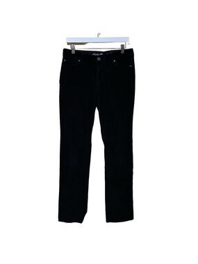 Eddie Bauer Truly Straight Specially Dyed Corduroy Pants Women’s 8 Navy Blue